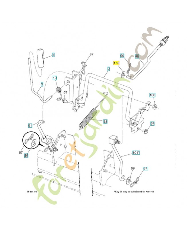 Rondelle 594976501.Pièce détachée Husqvarna