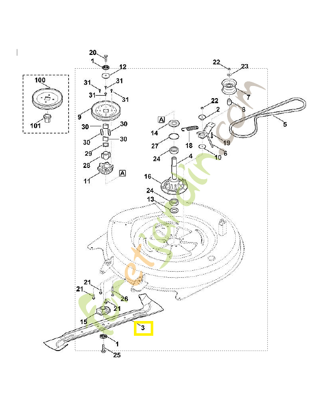 Lame 6140-702-0100 stihl