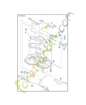 Barre 522602301. Pièce de rechange Husqvarna