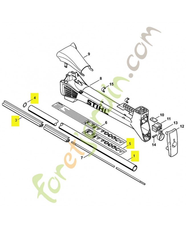 tube complet référence 4128-710-7108