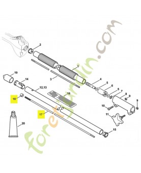 Arbre d'entraînement référence 4139-710-3200