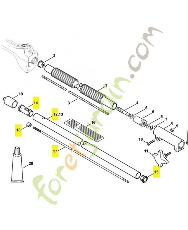 tube complet référence 4139-710-7109 tube complet référence 4139-710-7109