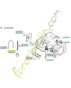 Durite d'essence 581756119 husqvarna