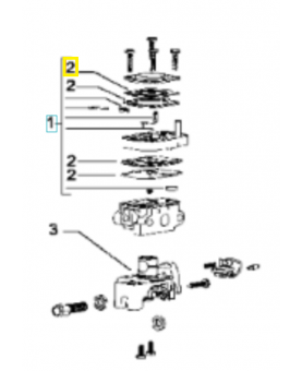 MEMBRANE 538247956. Pièce de rechange Husqvarna