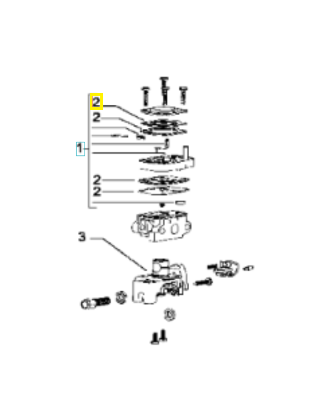 MEMBRANE 538247956. Pièce de rechange Husqvarna