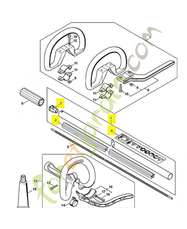 tube complet référence 4144-710-7109