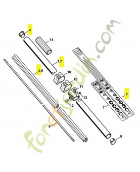 tube complet référence 4137-710-7134