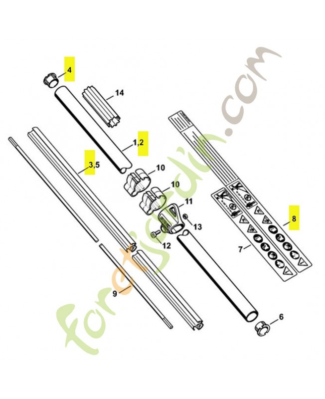 tube complet référence 4137-710-7134 tube complet référence 4137-710-7134