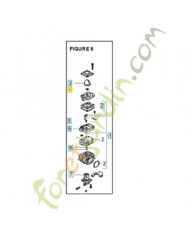Soupape 538247957. Pièce de rechange Husqvarna
