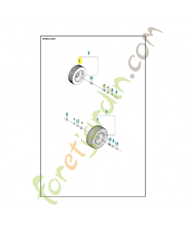 pneu 579169701- Pièce de détachée Husqvarna