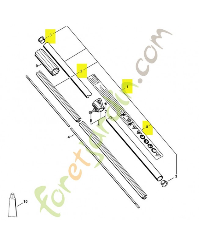 tube complet référence 4137-710-7100 tube complet référence 4137-710-7100