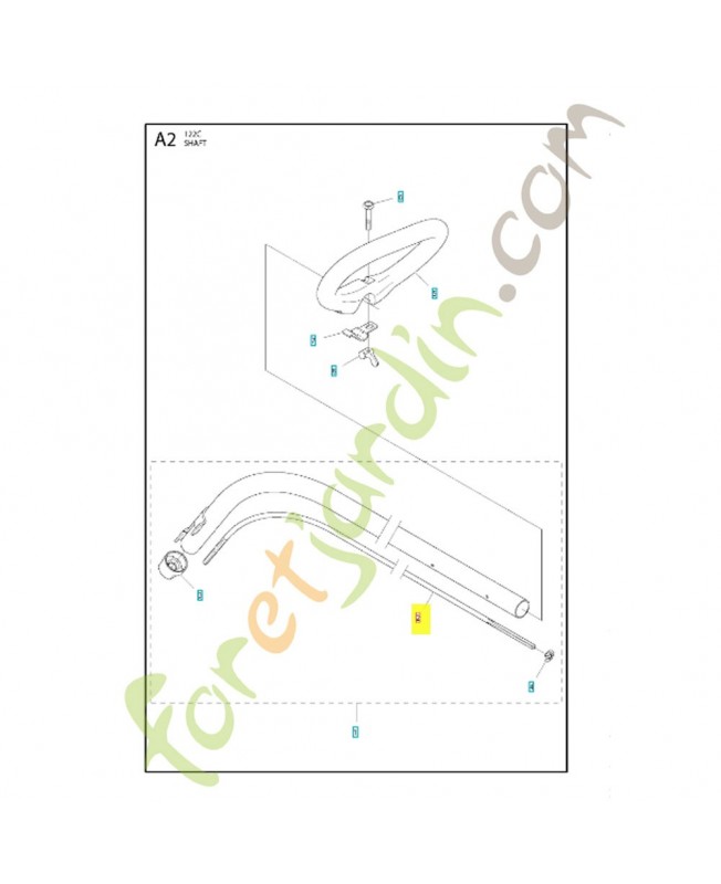 arbre de transmission 574316404 husqvarna