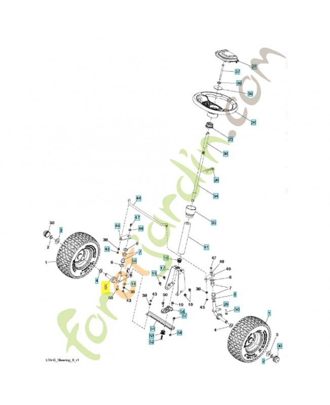 axe 588078402- Pièce de détachée Husqvarna