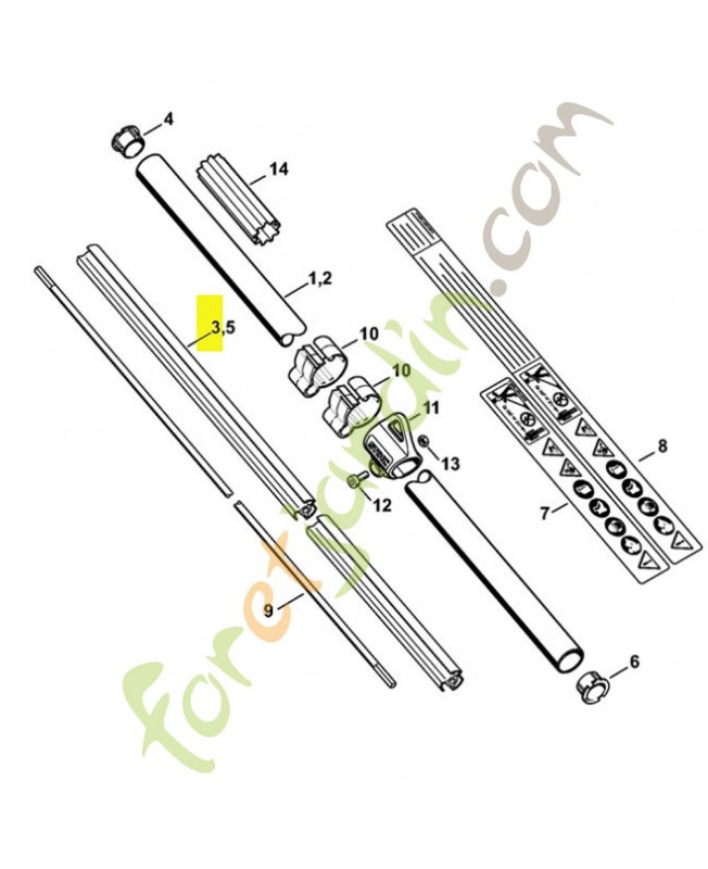 fourreau référence 4134-711-7303