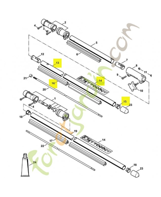 Tube completréférence 4147-710-7119