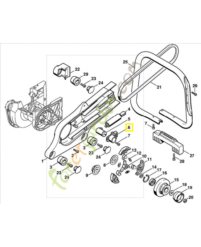 Couvercle 4221-664-4200. Pièce de rechange Sithl / Vicking