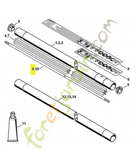 Arbre d'entraînement référence 4116-711-3212