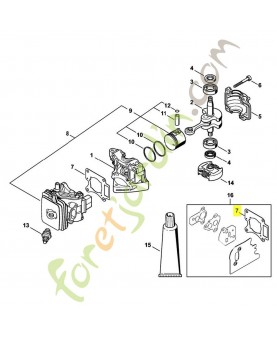 Joint de cylindre 4242-029-2300. Pièce de rechange Sithl / Vicking