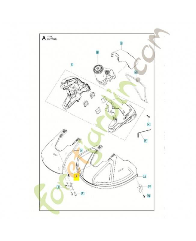 vis  586030401. Pièce de rechange Husqvarna