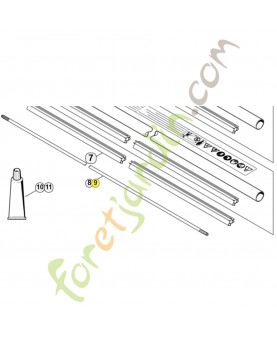 Arbre d'entraînement référence 4147-711-3206
