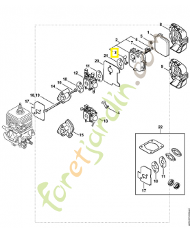 Levier 4229-141-3700. Pièce de rechange Sithl / Vicking