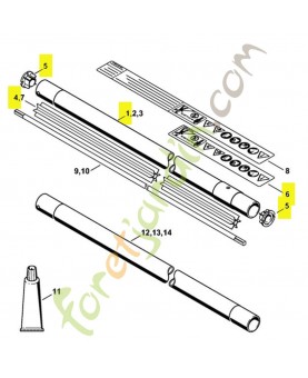 Tube completréférence 4116-710-7159