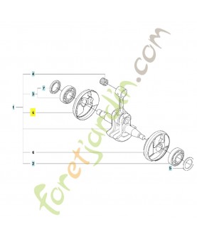 rondelle de pression 522737701- Pièce de détachée Husqvarna