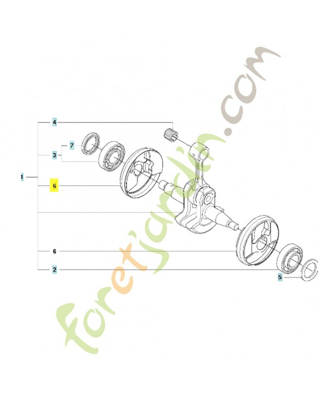 rondelle de pression 522737701- Pièce de détachée Husqvarna