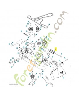 Rouleau  532176066. Pièce de rechange Husqvarna