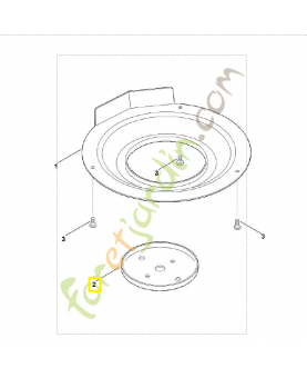 Rondelle de butee 6375-702-6800. Pièce de rechange Sithl 