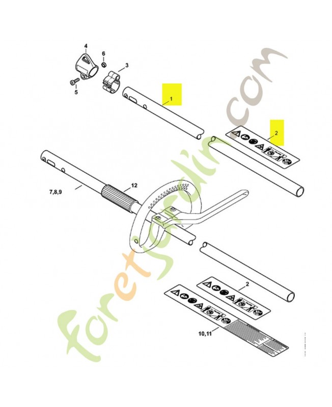 Tube completréférence 4863-710-7100 Tube completréférence 4863-710-7100