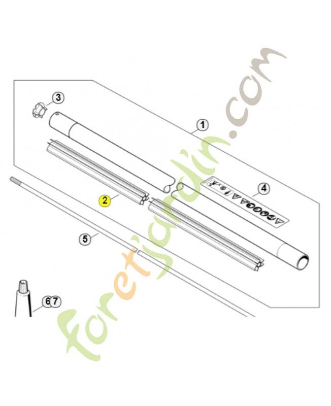 Fourreau référence 4148-711-7301 Fourreau référence 4148-711-7301
