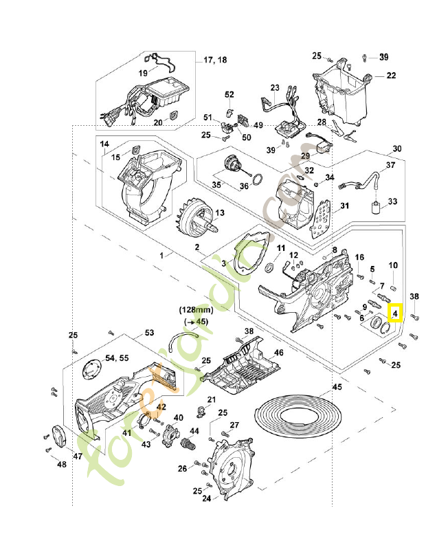 Jeu de pièces roulement MA02-007-1001. Pièce détachée Stihl / Vicking Jeu de pièces roulement MA02-007-1001. Pièce détachée Stihl / Vicking