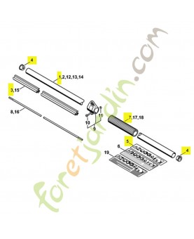 Tube complet référence 4230-710-7103