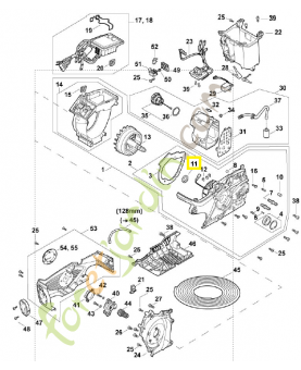 Roulement rainuré à billes 6803-2rs 9503-003-8759. Pièce détachée Stihl / Vicking