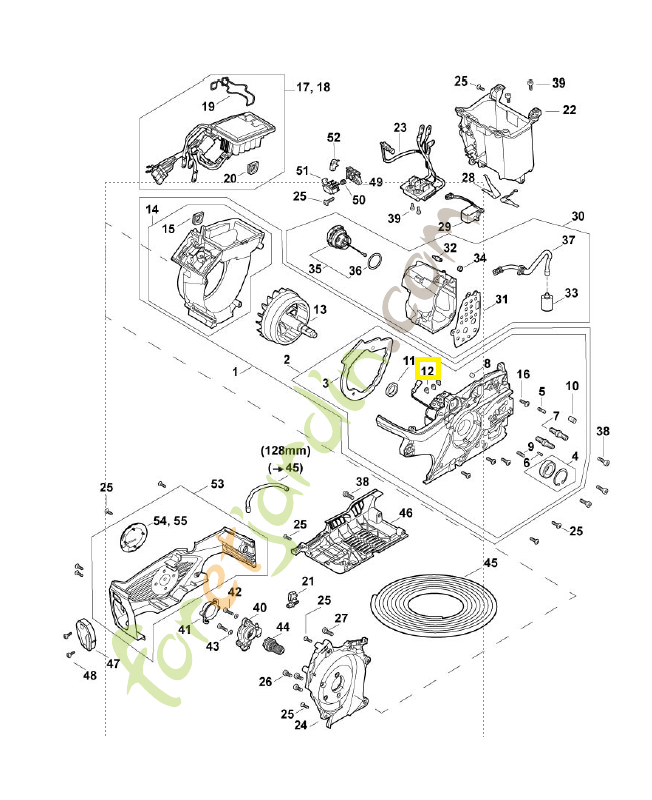 Vis cylindrique is m 4x6 9022-313-0610. Pièce de rechange Sithl / Vicking