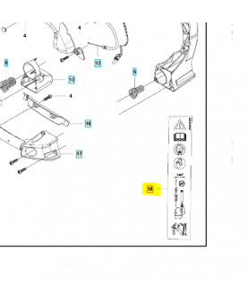 autocollant "warning"