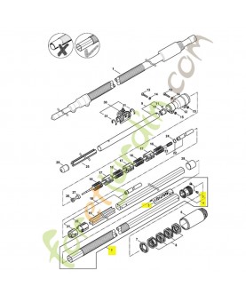 Tube complet référence 4182-710-7123