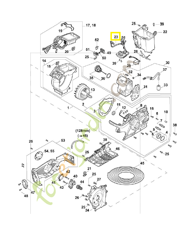 Faisceau de câbles MA02-440-3005. Pièce détachée Stihl / Vicking
