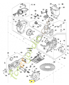 Carter en volute MA02-600-4400. Pièce détachée Stihl / Vicking