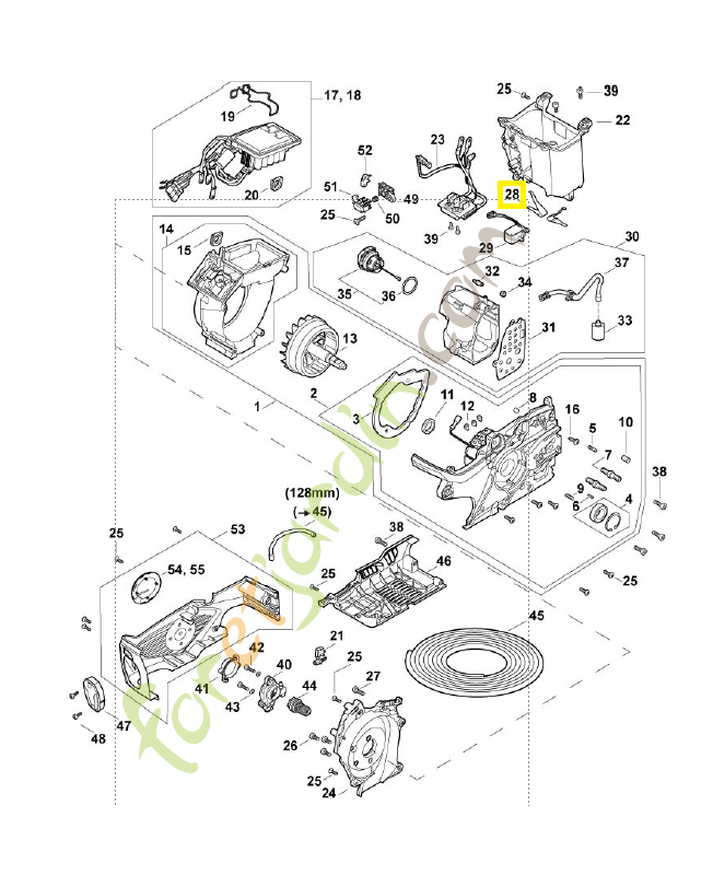 Ressort MA01-791-3100. Pièce détachée Stihl / Vicking