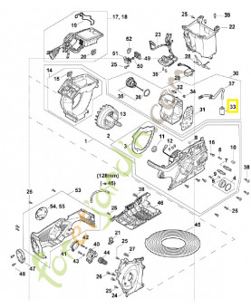 Crépine d'aspiration MA01-640-3801. Pièce détachée Stihl / Vicking