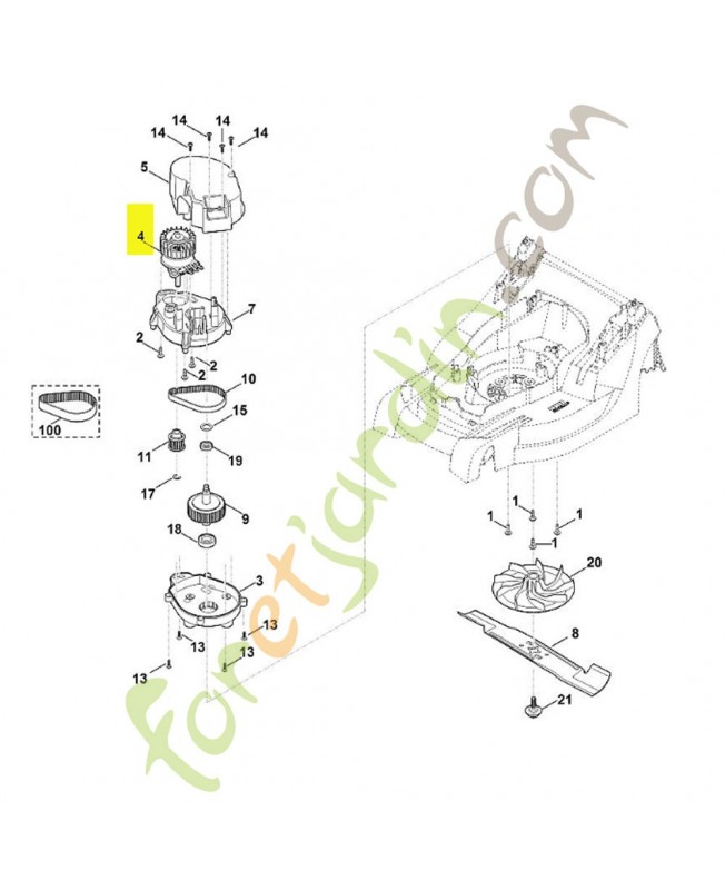 Moteur electrique stihl ref. 1250-600-0200