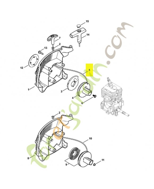 Cable lancement d.2,7x1010mm 4237-195-8200
