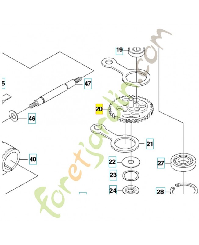 Engrenage référence 537232801