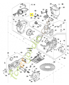 Touche MA02-435-0200. Pièce détachée Stihl / Vicking