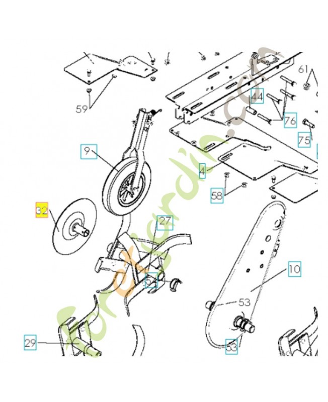 Disque protege plante référence 519653362