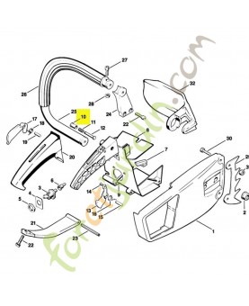 Bouton de gaz de demarrage