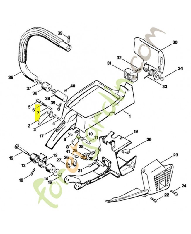 Boulon Stihl Réf 1114-182-8900- Pièce de détachée Sithl / Vicking