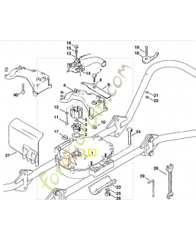 Clavette 4x4x14 9470-435-0540. Pièce de rechange Sithl / Vicking